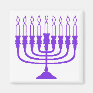 Hanukkah Menorah Magnet