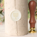 Hanukkah Menorah Personalised Wax Seal Stamp<br><div class="desc">Personalise with your text.</div>
