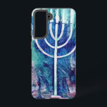 Hanukkah Menorah Samsung Galaxy S21 phone case<br><div class="desc">Thoughtful design for this phone case,  this ai-generated menorah fits perfect. Just in time for the Hanukkah season!</div>