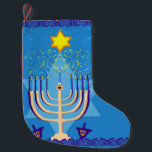 hanukkah menorah stocking<br><div class="desc">"hanukkah menorah ", "happy hanukkah", menorah, "star of david" , "chanukah jewish", Hanukkah, "jewish holidays"chanukah, hannukah, chanukkah</div>