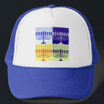 Hanukkah Menorah Trucker Hat<br><div class="desc">Hanukkah candles</div>