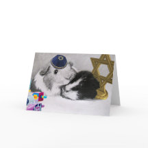 Hanukkah Mitzvah Peegs Guinea Pigs Customisable