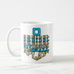 Hanukkah Mug "O Dreidel Dreidel Dreidel..."<br><div class="desc">Blue and Gold Hanukkah mug. "O Dreidel Dreidel Dreidel Now Dreidel We Shall Play" Chanukah Mug. Personalise by deleting, "Happy Chanukah, Bubbie! Love, Amy & Jason", then choose your favourite font style, size, colour and wording to personalise your mug! Create a simply simple gift by adding some goodies to the...</div>