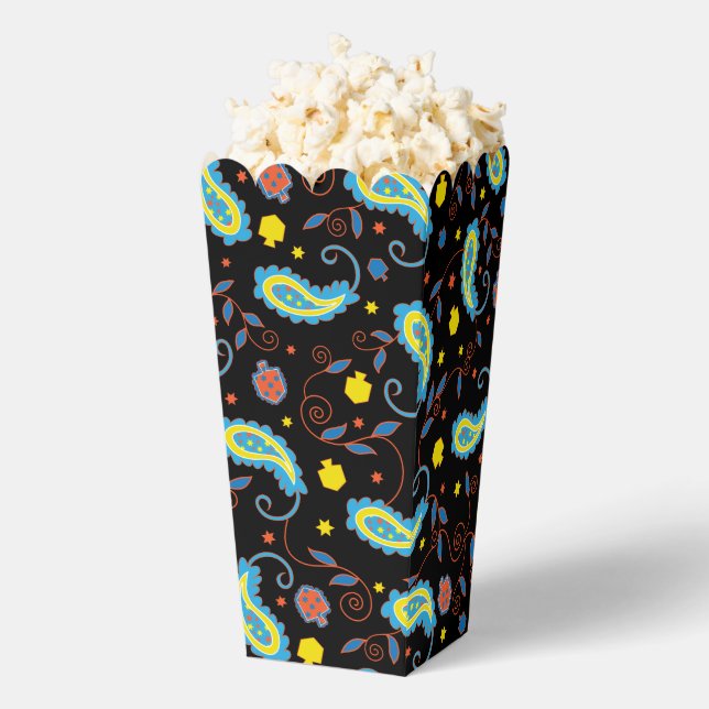 Hanukkah Paisley Favour Box (Popped)