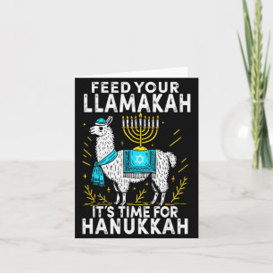 Hanukkah Pajamas Llamakah Funny Llama Chanukah Pjs Card