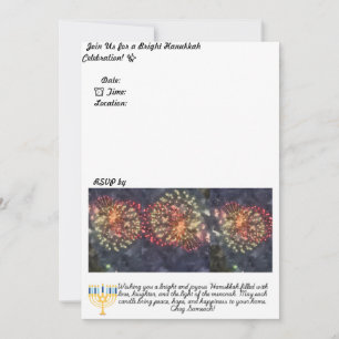 Hanukkah Party Invitation