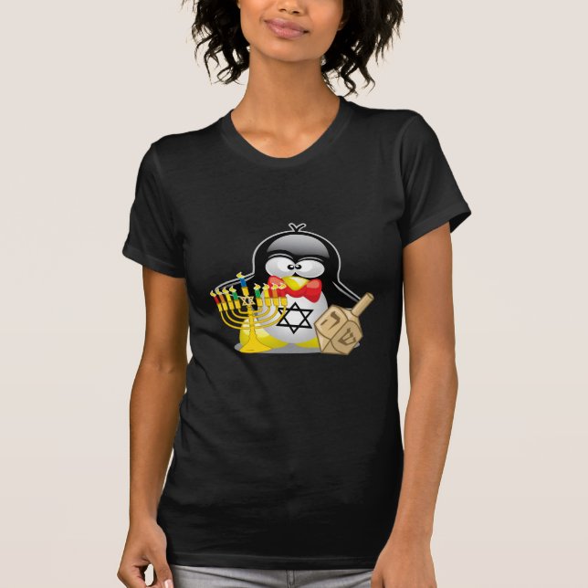 Hanukkah Penguin T-Shirt (Front)