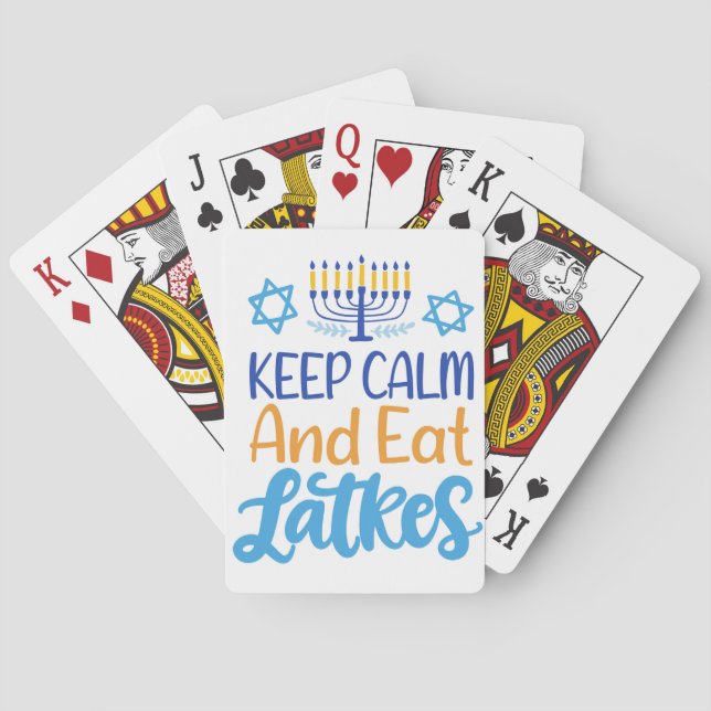 Hanukkah Playing Cards (Back)