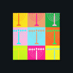 hanukkah Pop Art Canvas Print<br><div class="desc">hanukkah Pop Art</div>