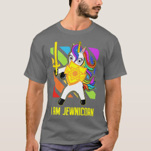 Hanukkah Presents Proud Jews Rainbow Jewish Unico T-Shirt