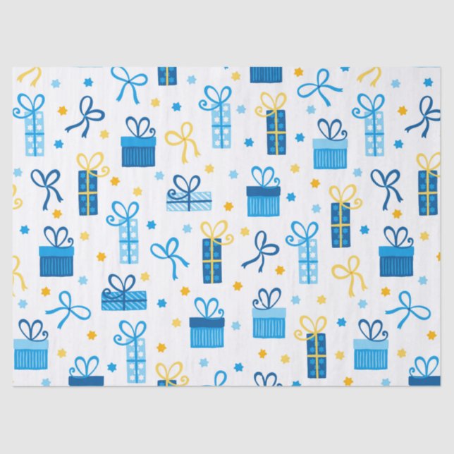 Hanukkah Presents Tissue Paper (Front)