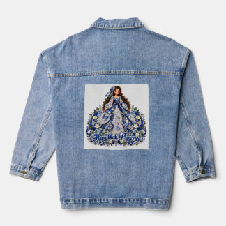 Hanukkah Princess Design Denim Jacket