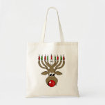 Hanukkah Reindeer -.png Tote Bag<br><div class="desc">Hanukkah Humour Gifts Shop Hanukkah T-shirts and Holiday Apparel from LgbtShirts.com Browse 10, 000 Humour and Holiday Products including Holiday T-shirts, Holiday Tanks, Holiday Hoodies, Holiday Stickers, Holiday Buttons, Holiday Mugs, Holiday Posters, Holiday Hats, Holiday Cards and Holiday Magnets. SHOP NOW AT: http://www.LGBTshirts.com FOLLOW US ONLINE: FACEBOOK: http://www.facebook.com/glbtshirts TWITTER: http://www.twitter.com/glbtshirts...</div>
