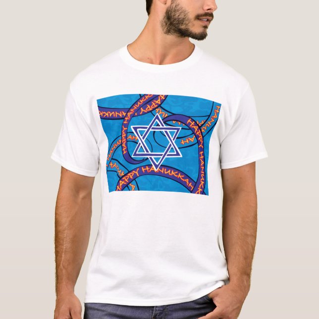 Hanukkah ribbons T-Shirt (Front)