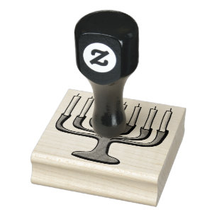 Hanukkah Rubber Stamp