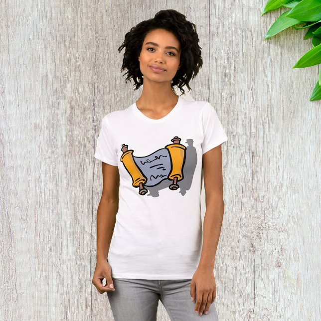 Hanukkah Scroll Womens T-Shirt (Creator Uploaded)