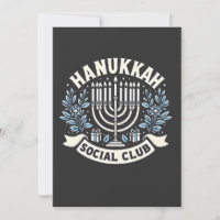 Hanukkah Social Club Funny Jewish Hanukkah