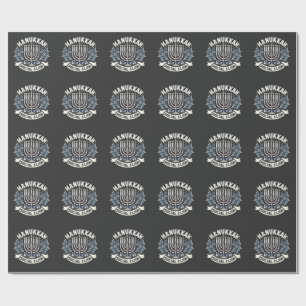 Hanukkah Social Club Funny Jewish Hanukkah Wrapping Paper