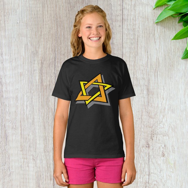 Hanukkah Star Girls T-Shirt (Creator Uploaded)