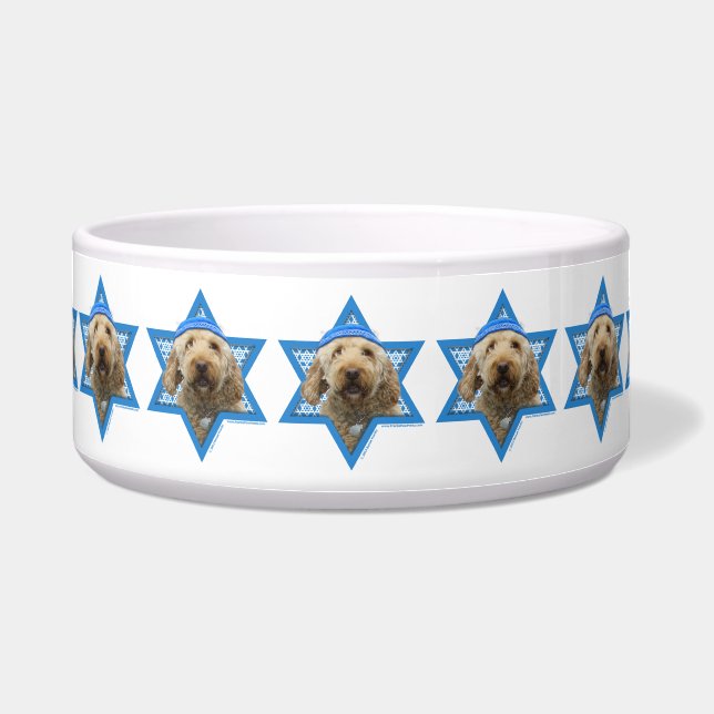 Hanukkah Star of David - GoldenDoodle (Front)