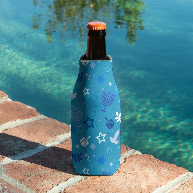 Hanukkah Stars Cosy Bottle Cooler (In Situ Pool)
