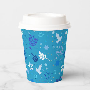 Hanukkah Stars Paper Cups