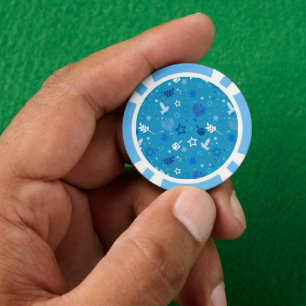 Hanukkah Stars Poker Chips