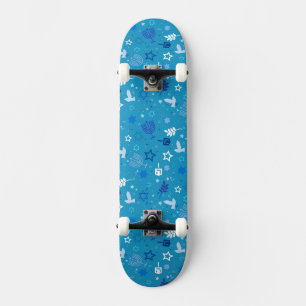 Hanukkah Stars Skateboard