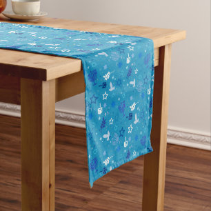 Hanukkah Stars Table Runner