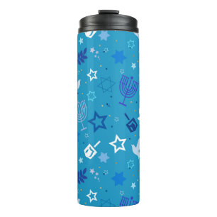 Hanukkah Stars Thermal Tumbler