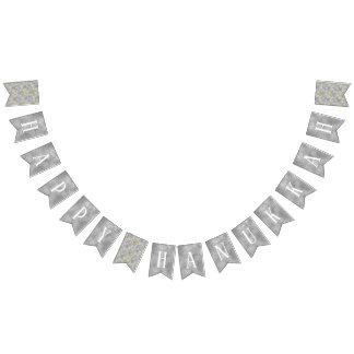 Hanukkah Swallowtail Banner Simply Elegant