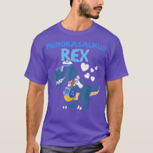 Hanukkah T-Rex Menorasaurus Kids Rex Dinosaur Boy T-Shirt