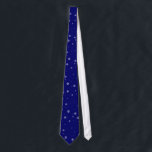 Hanukkah Tie<br><div class="desc">White snowflakes on  a tie that you can change the background colour of. For the holidays or the winter season.</div>