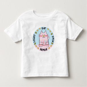 Hanukkah Toddler Jersey T-Shirt Spin Repeat