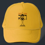 Hanukkah Trucker Hat<br><div class="desc">Customize it with your own design,  or any of ours.</div>