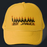 Hanukkah Trucker Hat<br><div class="desc">Customise it with your own design,  or any of ours.</div>