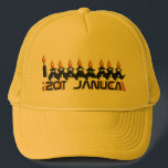 Hanukkah Trucker Hat<br><div class="desc">Customise it with your own design,  or any of ours.</div>