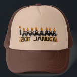Hanukkah Trucker Hat<br><div class="desc">Customise it with your own design,  or any of ours.</div>