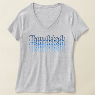 Hanukkah Typography Hanukkah Gifts Shirt