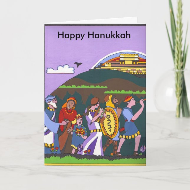 Hanukkah Victory Holiday Card (Front)