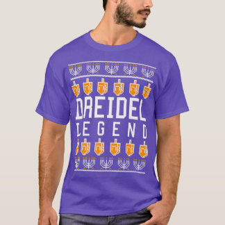Hanukkah Vintage Dreidel Champion Funny Jewish Hol T-Shirt