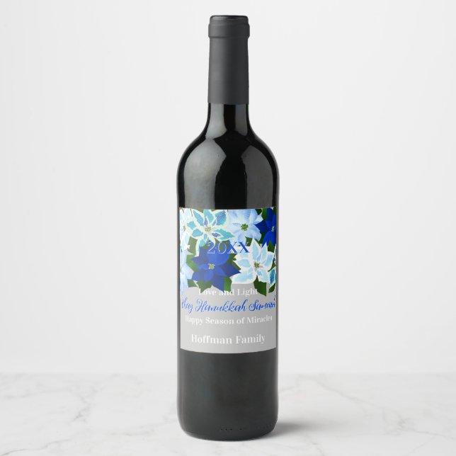 Hanukkah Wine Label (Front)