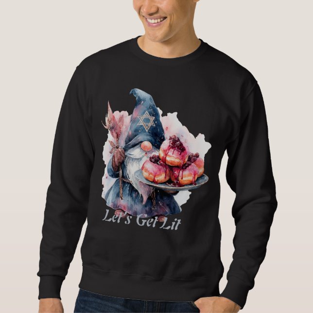 Hanukkah Wizard with Donuts Shirt (Front)