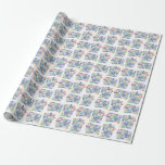 Hanukkah Words Holiday Wrapping Paper<br><div class="desc">You can find additional coordinating items in our "Hanukkah Words Holiday" collection.</div>