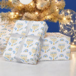 Hanukkah Wrapping Paper<br><div class="desc">Hanukkah Wrapping Paper with Menorah Hanukkah is a Jewish holiday which celebrates the victory of the Maccabees over the larger Syrian army. ... The Hebrew word hanukkah means rededication. The hanukkiah (or Hanukkah menorah) is a candle holder, an important Hanukkah symbol Make sure every gift you give has a layer...</div>