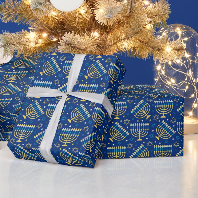 Hanukkah Wrapping Paper (Holidays)