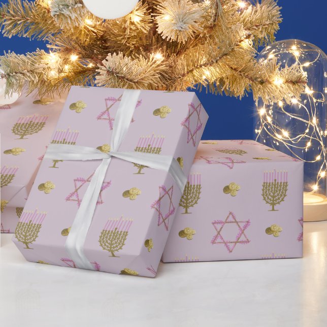 Hanukkah  wrapping paper (Holidays)