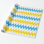 Hanukkah Wrapping Paper "Chevron Menorah 2"<br><div class="desc">"Hanukkah Chevron Design Menorah 2". Hope you like our new Hanukkah Happy gift wrap with a repeating pattern of our "Chevron Design Menorah" Choose from 4 styles and 5 sizes of wrapping paper. Enjoy and thanks for stopping and shopping by. Your business is much appreciated. Happy Hanukkah!</div>