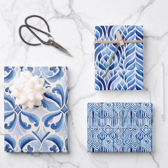 Hanukkah  wrapping paper sheet (Front)