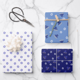 Hanukkah Wrapping Paper Sheet